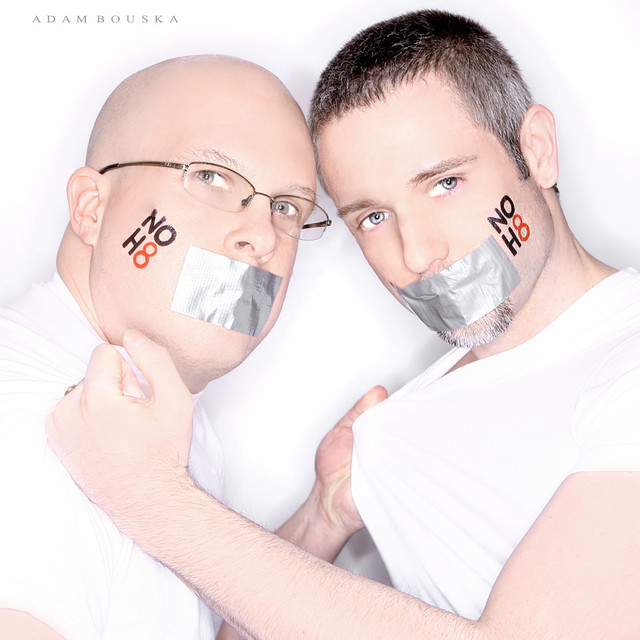 Official NOH8 Photo by Adam Bouska