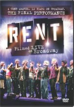Rent Filmed Live on Broadway DVD